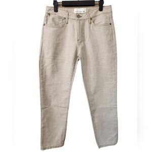 Paper denim &Cloth slouch skinny crop linen and cotton jean NWT 26